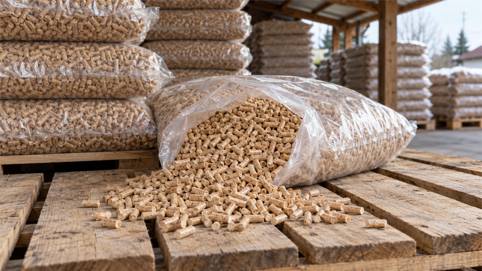 Pellet drzewny w workach – sprzedaż pelletu w Kłobucku
